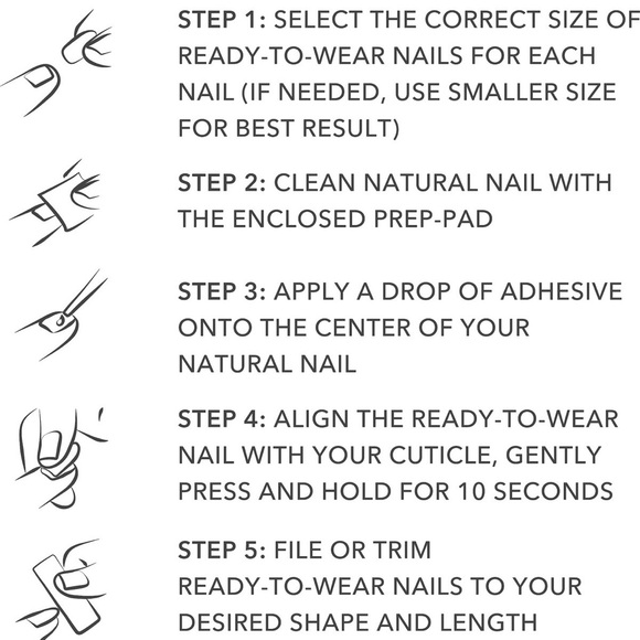 NIB CliqOnU Gray Lace Manicure Set - Picture 11 of 13